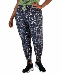 Sam Edelman Shop 35 ID Ideology Plus Size Soft Sprint Printed 7/8-Leggings, Created For Macy's