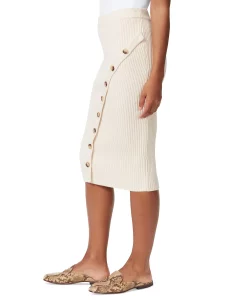Sam Edelman Women's Ribbed Rosalie Button-Front Skirt -Sam Edelman Shop 22980655 fpx