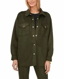 Vince Camuto Women's Collared Shacket