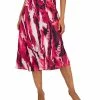Anne Klein Women's Satin Printed Fit & Flare Skirt -Sam Edelman Shop 22988860 fpx