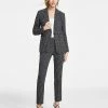 Bar III Women's One-Button Blazer, Square Neck Sweater & Ankle Pants, Created For Macy's -Sam Edelman Shop 23021861 fpx