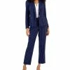 Kasper Women's Pinstripe Blazer, Sleeveless V-Neck Camisole, & Pinstripe Pants -Sam Edelman Shop 23023036 fpx 1