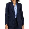 Kasper Women's Stretch Jacquard Dot-Print Blazer -Sam Edelman Shop 23035461 fpx