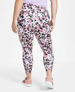 ID Ideology Plus Size Cheetah Splash 7/8 Leggings, Created For Macy's -Sam Edelman Shop 23100405 fpx