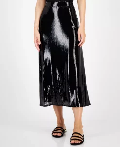 Alfani Women's Sequined Midi Skirt, Created For Macy's -Sam Edelman Shop 23166176 fpx