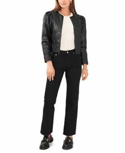 Vince Camuto Women's Quilted Puff-Sleeve Open Jacket -Sam Edelman Shop 23186299 fpx