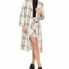 Vince Camuto Women's Plaid Single-Button Lapel Coat -Sam Edelman Shop 23186350 fpx