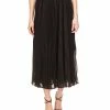 Michael Kors Women's Pleated Slit Midi Skirt