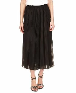 Michael Kors Women's Pleated Slit Midi Skirt