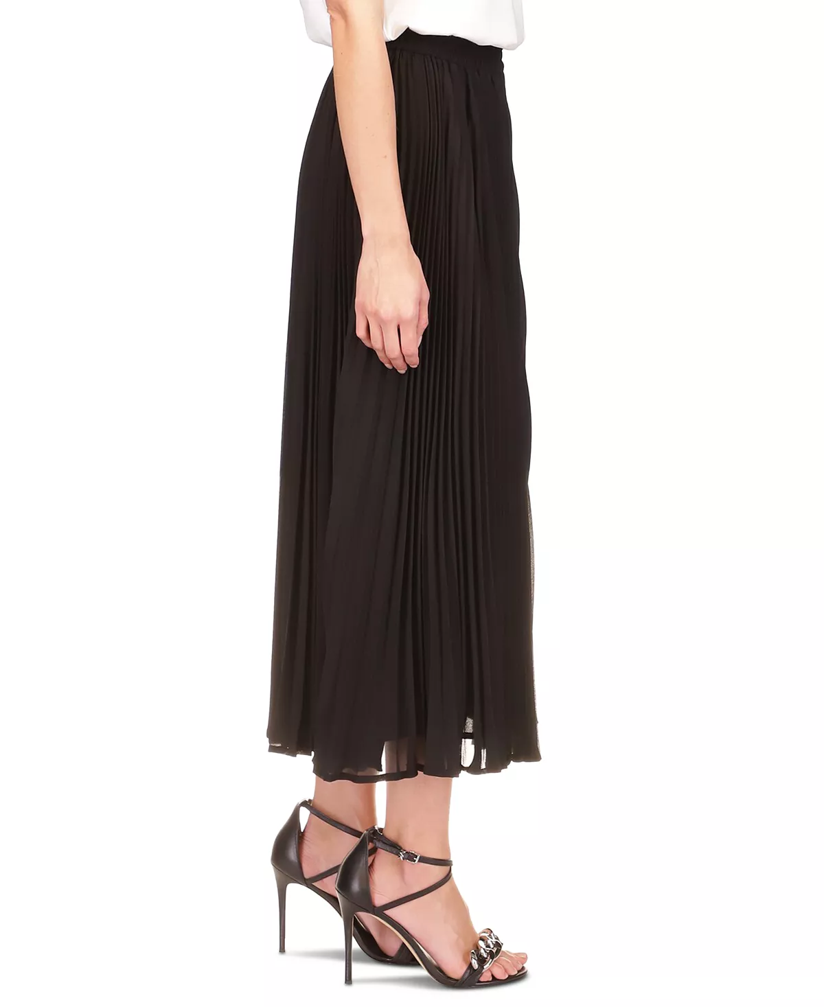 Michael Kors Women's Pleated Slit Midi Skirt 6 Michael Kors Women's Pleated Slit Midi Skirt - Image 4