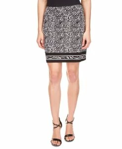 Sam Edelman Shop 7 Michael Kors Women's Zebra Border-Print Mini Skirt