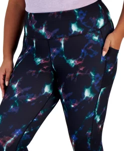 ID Ideology Plus Size Celestial Sky Printed 7/8 Leggings, Created For Macy's 10 ID Ideology Plus Size Celestial Sky Printed 7/8 Leggings, Created For Macy's -Sam Edelman Shop 23272724 fpx