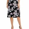 Kasper Women's Floral-Print Pull-On Midi Flare Skirt -Sam Edelman Shop 23314711 fpx