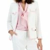 Kasper Women's Stretch Crepe Framed Open-Front Jacket -Sam Edelman Shop 23315098 fpx