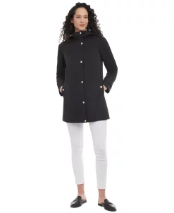 Michael Kors Women's Hooded A-Line Coat -Sam Edelman Shop 23350901 fpx