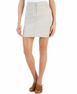 Karen Scott Women's Knit-Waistband Skort, Created For Macy's