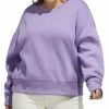 ADIDAS Plus Size All Season Fleece Logo Sweatshirt 1 ADIDAS Plus Size All Season Fleece Logo Sweatshirt -Sam Edelman Shop 23440698 fpx