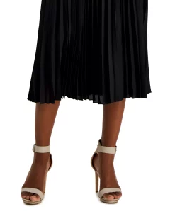 Anne Klein Chiffon Pull-On Pleated Skirt -Sam Edelman Shop 23440848 fpx
