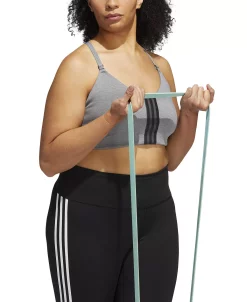 ADIDAS Plus Size AeroImpact Training Light-Support Bra -Sam Edelman Shop 23441015 fpx