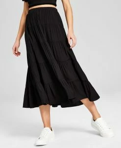 And Now This Women's Pull-On Maxi Skirt