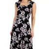 Kasper Women's Floral-Print Square-Neck Top & Floral-Print Midi Skirt -Sam Edelman Shop 23490507 fpx