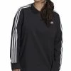 ADIDAS Plus Size 3-Stripes Crewneck Long-Sleeve Tee