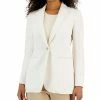 Anne Klein Women's Contour Stretch One-Button Jacket -Sam Edelman Shop 23542153 fpx