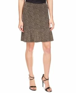 Michael Kors Women's Giraffe-Print Flounce Mini Skirt