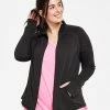 ID Ideology Women's Plus Essentials Performance Zip Jacket, Created For Macy's -Sam Edelman Shop 23610423 fpx