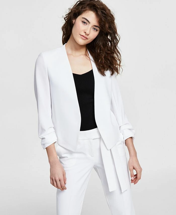 Bar III Textured Crepe Blazer, Created For Macy's 3 Bar III Textured Crepe Blazer, Created For Macy's