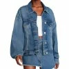 Steve Madden Women's Sienna Oversized Denim Trucker Jacket -Sam Edelman Shop 23641996 fpx