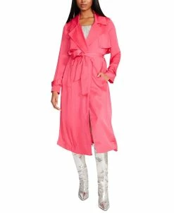 Steve Madden BB Dakota By Women's New Wave Belted Trench Coat