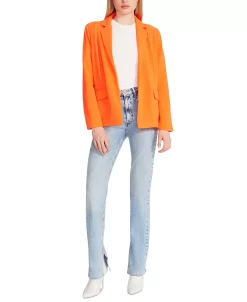 BB Dakota Steve Madden Women's Payton Open-Front Long-Sleeve Blazer -Sam Edelman Shop 23643730 fpx