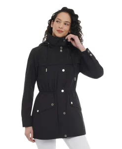 Michael Kors Women's Petite Hooded Anorak Coat 13 Michael Kors Women's Petite Hooded Anorak Coat -Sam Edelman Shop 23651531 fpx