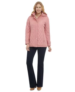 Michael Kors Women's Quilted Hooded Anorak Coat -Sam Edelman Shop 23651546 fpx