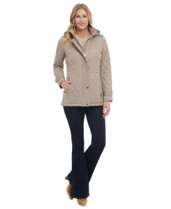 Michael Kors Women's Quilted Hooded Anorak Coat -Sam Edelman Shop 23651547 fpx
