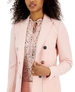 Anne Klein Women's Stretch Faux-Double-Breasted Jacket -Sam Edelman Shop 23676840 fpx