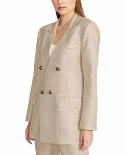 Steve Madden Women's Isabella Oversized Micro-Houndstooth Blazer -Sam Edelman Shop 23775012 fpx