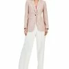 Anne Klein Women's Tweed One-Button Notched-Collar Jacket, V-Neck Camisole & Asymmetrical-Fly Wide-Leg High Rise Pants -Sam Edelman Shop 23776771 fpx