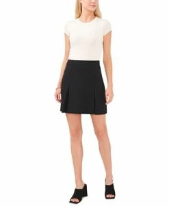 Vince Camuto Women's Inverted-Pleat-Front Mini Skirt -Sam Edelman Shop 23777188 fpx
