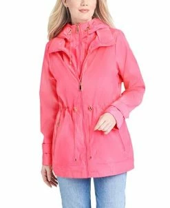Kate Spade New York Women's Short Anorak With Hooded Bib Jacket -Sam Edelman Shop 23894668 fpx