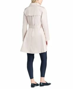 Kate Spade New York Women's Single-Breasted Raglan-Sleeve Trench Coat -Sam Edelman Shop 23894723 fpx