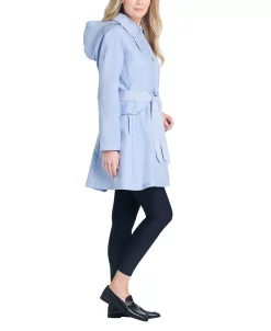 Kate Spade New York Women's Single-Breasted Raglan-Sleeve Trench Coat -Sam Edelman Shop 23894758 fpx