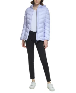 Charter Club Women's Packable Hooded Puffer Coat, Created For Macy's -Sam Edelman Shop 23909675 fpx
