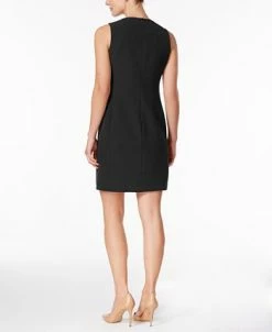 Anne Klein Executive Collection Shawl-Collar Sleeveless Sheath Dress Suit, Created For Macy's -Sam Edelman Shop 8537177 fpx