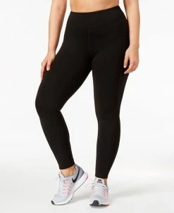 ID Ideology Plus Size Stretch Full-length Leggings, Created For Macy's