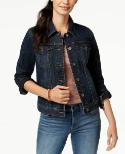 Style & Co Assic Denim Jacket, Created For Macy's
