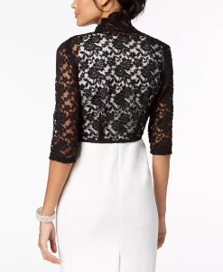 Connected Scalloped Lace Shrug -Sam Edelman Shop 9491457 fpx